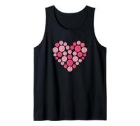 Heart Shaped Volleyball Player Life Tank Top