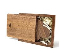 Heart Shaped Wood USB Flash Drive 64GB USB3.0 with Gift Box, FEWINA Wooden USB Drive 64GB 3.0 Super-Speed Thumb Drive Jump Drive Wooden Box Ideal Gift for Birthday/Anniversary/Wedding (Walnut)