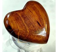 Heart Shaped Wooden Cremation Urn for Ashes | Funeral urn, Memorial Ashes Keepsake | Brown Wooden Burial Urn for Pets & Human Ashes (4x4x4 inches)