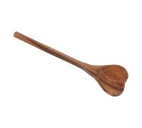 Heart Shaped Wooden Dessert Spoon for Coffee Bar and Home Use | Smooth Polished Finish, Multipurpose Serving Tool, Suitable for Cereal Bowls, Salt, Honey, Jam