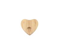 Heart Shaped Wooden Egg Holder Compact 11.5cm x 12cm Kitchen Décor