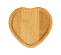 Heart Shaped Wooden Tray Trinket Dish Plate Fruit Bread Dishes Snack Earring Organizer For Storing Jewelry