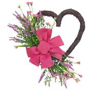 Heart Shaped Wreath,Heart Shaped Artificial Front Door Love Wreath,Valentines Day Wreaths,for Wall Window Door