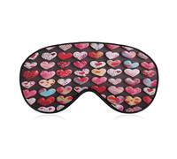 Heart Shapes Sleep Mask Eye Mask Travel Eye Cover