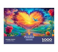 Heart SkyOverwhelming 1000-Piece Jigsaw Puzzles for Adults A Crusade Through Impossible, Hard, And Difficult Challenging Puzzle Games - The Most Prestigious Gift for Adult And Teenage Conquerors Age