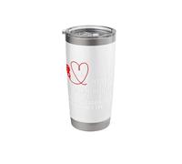 Heart Sonographer Echo Tech Learn RDCS Stainless Steel Insulated Tumbler