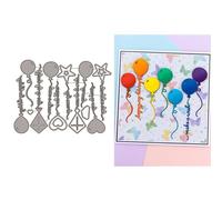 Heart Star Balloon Die Cuts for Card Making, Kites Balloon Clouds Metal Cutting Dies for Paper Scrapbooking, DIY Stencils for Album Party Wedding Festivals Decoration