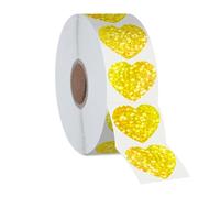 Heart Sticker Valentine's Day Gift Self-Adhesive Love Decorative Label for Girl Self-Adhesive Decorative Valentine's Day Heart Labels