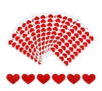 Heart Stickers,Coloured Stickers 10 Sheets,Glitter Stickers 780pcs,Mothers Day Stickers,Valentines Stickers,Love Stickers,Heart Stickers for Children,Scrapbook Stickers Decorative (red-360pcs)