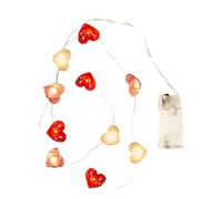 Heart String Lights | Valentine Decorative Lights - Romantic Valentine's Day Fairy String Lights, LED Heart Lights for Wedding Christmas Valentine