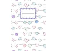 Heart Strings Notebook: 6"x9" lined pages