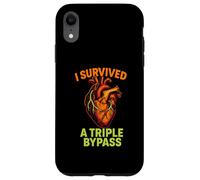 Heart Surgery I Survived Triple Bypass Fun Mens Get Well Case for iPhone XR
