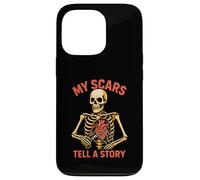 Heart Surgery My Scars Tell A Story Fun Mens Get Well Case for iPhone 13 Pro