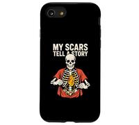 Heart Surgery My Scars Tell A Story Fun Mens Get Well Case for iPhone SE (2020) / 7/8