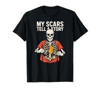 Heart Surgery My Scars Tell A Story Fun Mens Get Well T-Shirt