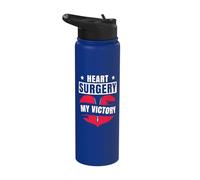 Heart Surgery My Victory - Open Heart Surgery Stainless Steel Insulated Water Bottle