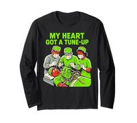 Heart Surgery Patient Got A Tune-Up Funny Hospital Get Well Long Sleeve T-Shirt
