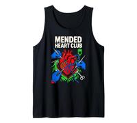 Heart Surgery Patient Mended Heart Club Fun Cool Get Well Tank Top