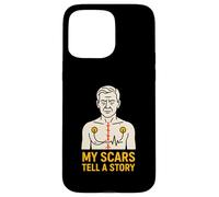 Heart Surgery Patient My Scars Tell A Story Cool Mens Case for iPhone 15 Pro Max