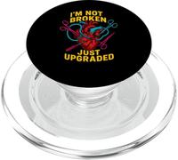 Heart Surgery Patient Not Broken Just Upgraded Fun Get Well PopSockets PopGrip for MagSafe
