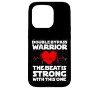 Heart Surgery Recovery Gift For Double Bypass Warriors Case for iPhone 15 Pro