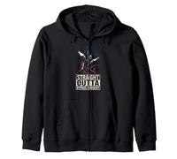 Heart Surgery Straight Outta Bypass Surgery Fun Get Well Zip Hoodie