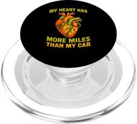 Heart Surgery Survivor More Miles Than Car Cool Get Well PopSockets PopGrip for MagSafe