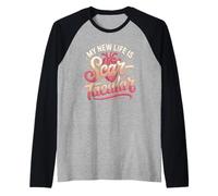 Heart Surgery Survivor My New Life is Scar Tacular Raglan Baseball Tee