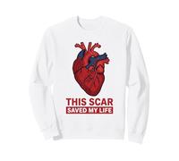 Heart Surgery Survivor Scar Saved My Life Sweatshirt