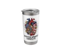 Heart Surgery Survivor System Update Complete Stainless Steel Insulated Tumbler