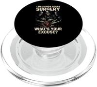Heart Surgery Whats Your Excuse Cool Mens Surgery Patient PopSockets PopGrip for MagSafe