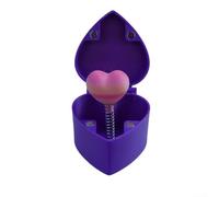 Heart Surprise Box 3D Printed Box,Elegant Small Keepsake Container Romantic Anniversary, Present Valentines Day Jewelry Case Unique Love Token Birthday Surprise For Her(Purple Box)