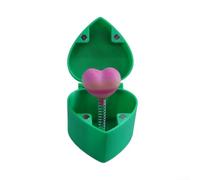 Heart Surprise Box 3D Printed Box,Elegant Small Keepsake Container Romantic Anniversary, Present Valentines Day Jewelry Case Unique Love Token Birthday Surprise For Her(Green Box)