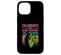 Heart Survivor Celebrate My Heartiversary Fun Recovery Case for iPhone 15