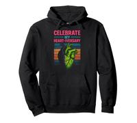 Heart Survivor Celebrate My Heartiversary Fun Recovery Pullover Hoodie