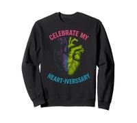 Heart Survivor Celebrate My Heartiversary Womens Recovery Sweatshirt
