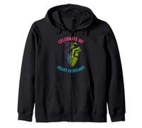 Heart Survivor Celebrate My Heartiversary Womens Recovery Zip Hoodie