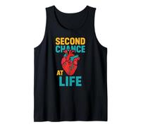 Heart Survivor Second Chance at Life Cool Surgery Recover Tank Top