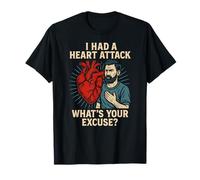 Heart Survivor Whats Your Excuse Fun Mens Get Well Surgery T-Shirt