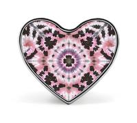 Heart Tie Dye Brooch Classic Mini Pin 1 Inch Aluminum Alloy Lapel Pin Personalized Button Badge for Backpack Hat Suit Jacket Clothing Decoration
