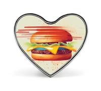 Heart Tomorrow I'll Start Running Brooch Classic Mini Pin 1 Inch Aluminum Alloy Lapel Pin Personalized Button Badge for Backpack Hat Suit Jacket Clothing Decoration