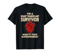 Heart Transplant Survivor Superpower Cool Surgery Recovery T-Shirt