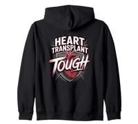 Heart Transplant Tough Survivor Strength Courage Zip Hoodie