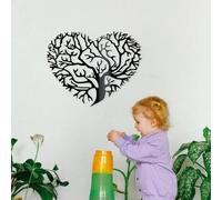 Heart Tree of Life Metal Wall Art - Indoor & Outdoor Decor UK