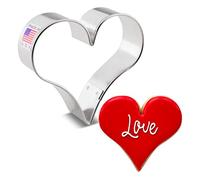Heart Valentine's Day Cookie Cutter, 7 cm Made in USA by Ann Clark