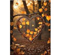Heart Vine Tree 90 Piece Jigsaw Puzzles for Adults, Fun jigsaw puzzles 90 pieces, Challenging Puzzle Perfect for Game Nights, Finished Puzzle Size is 25x20cm