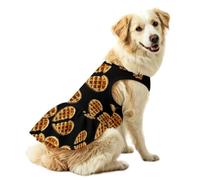 Heart Waffles Ruffle Pet Dress for Large Dog 2XL