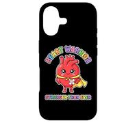 Heart Warrior Kids Cute Superhero Heart Surgery Recovery Case for iPhone 17
