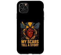 Heart Warrior My Scars Tell a Story Cool Surgery Patient Case for iPhone 11 Pro Max