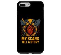 Heart Warrior My Scars Tell a Story Cool Surgery Patient Case for iPhone 7 Plus/8 Plus